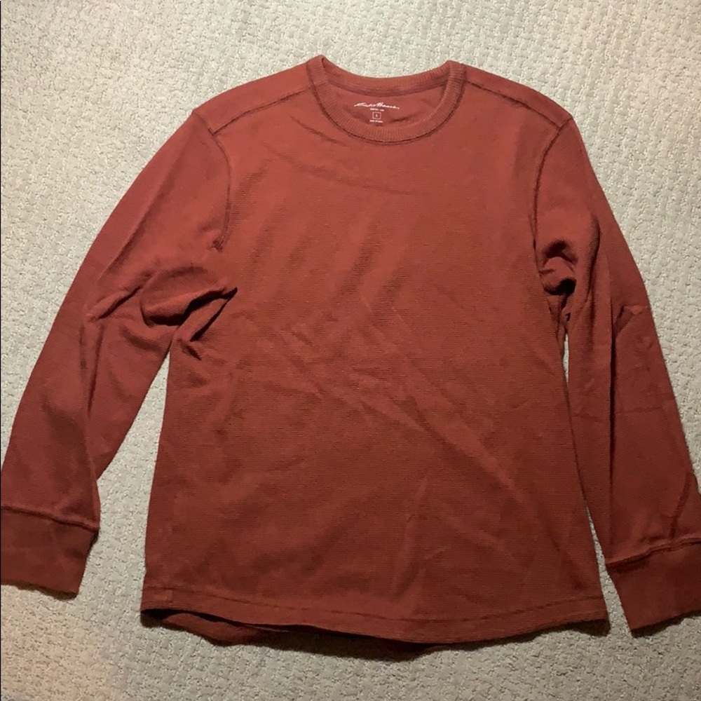 Eddie Bauer long sleeve waffle tee